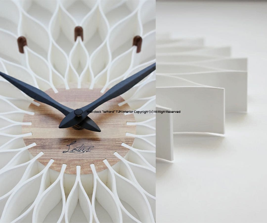 現行品　未使用　ルファール　ウォールクロック　ホワイト　フランフラン　壁掛け時計