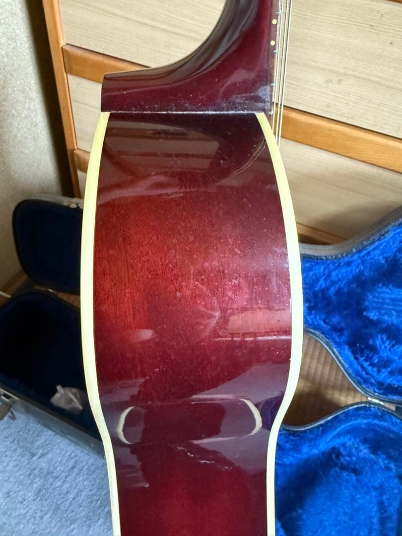 GibsonJ-45 ワインレッド　ハードケース付