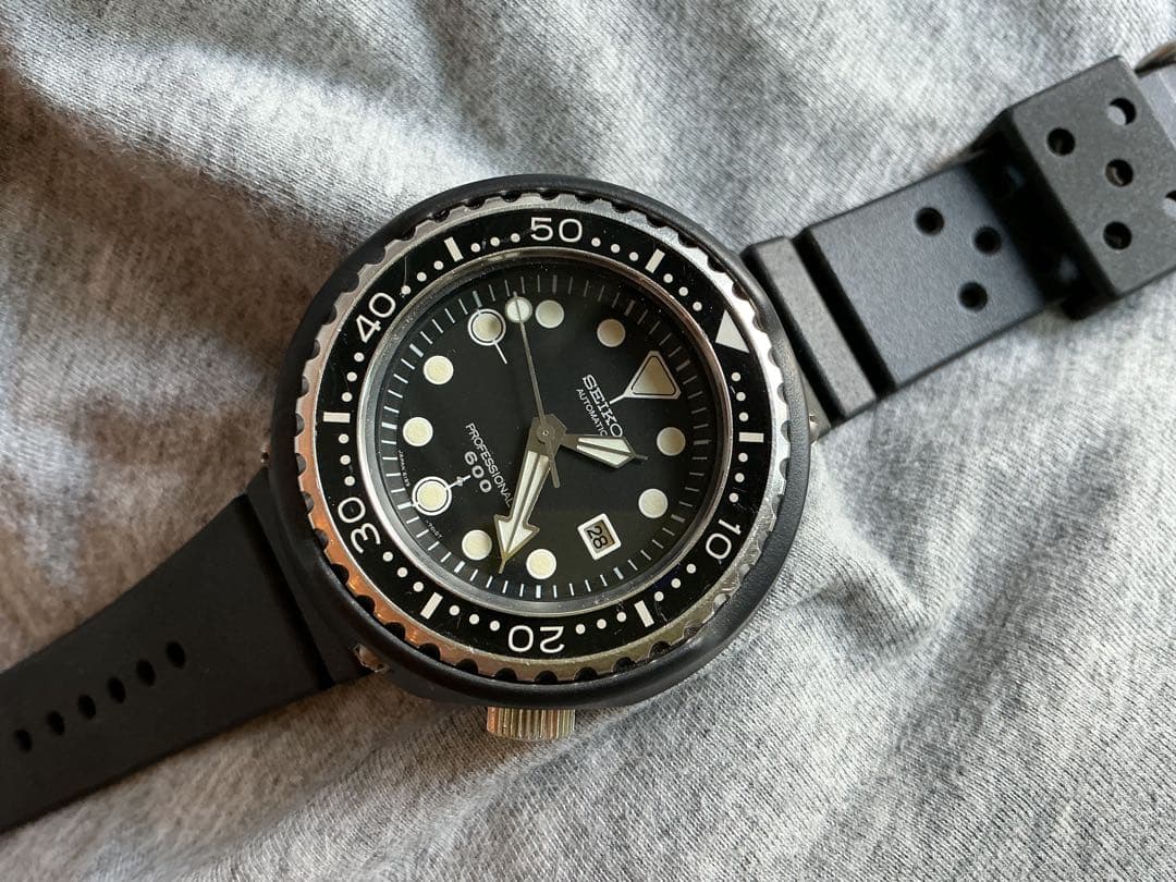 極上美品 セイコー ダイバー600m 6159-7010 日差＋2秒