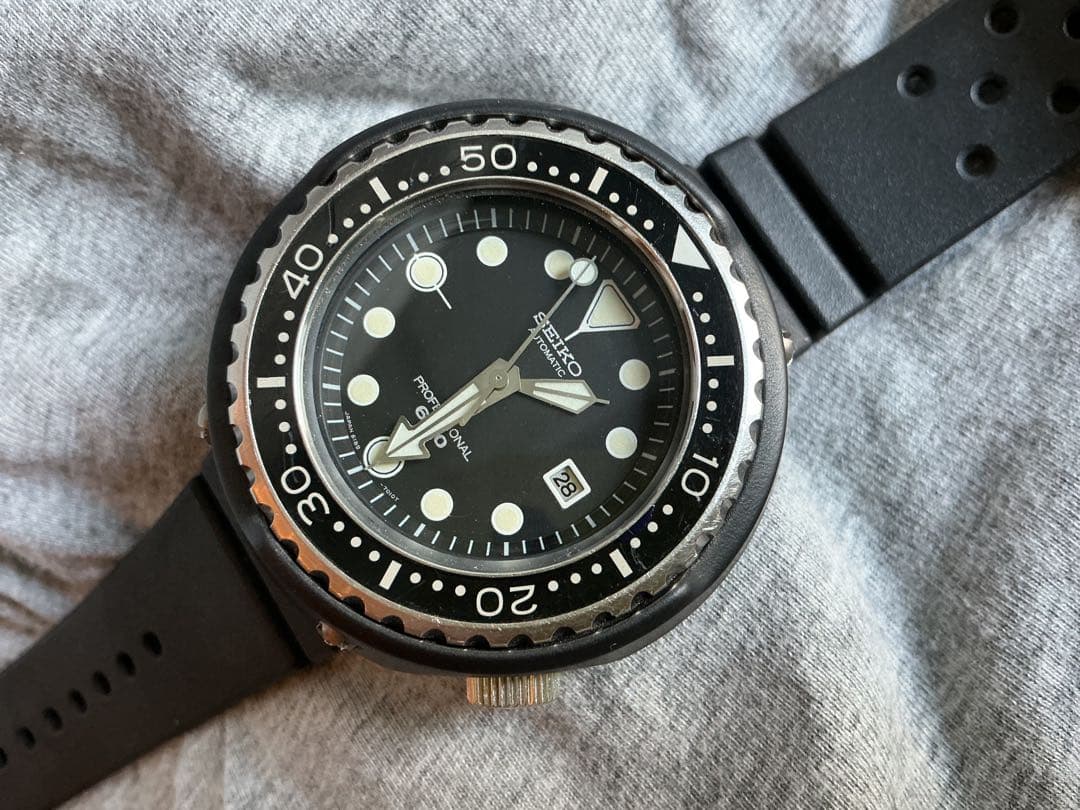 極上美品 セイコー ダイバー600m 6159-7010 日差＋2秒