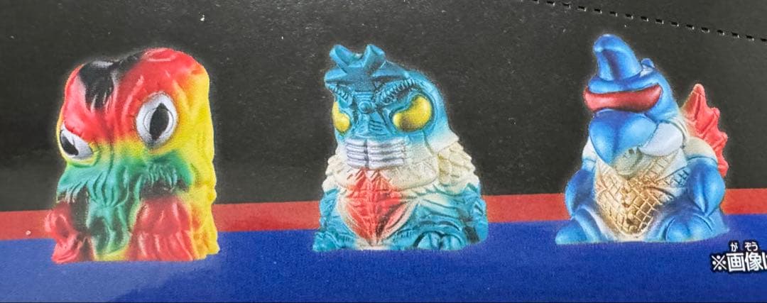 ゴジラ　ミニソフビクロニクル　レトロカラー　未開封　12個入り　バンダイ