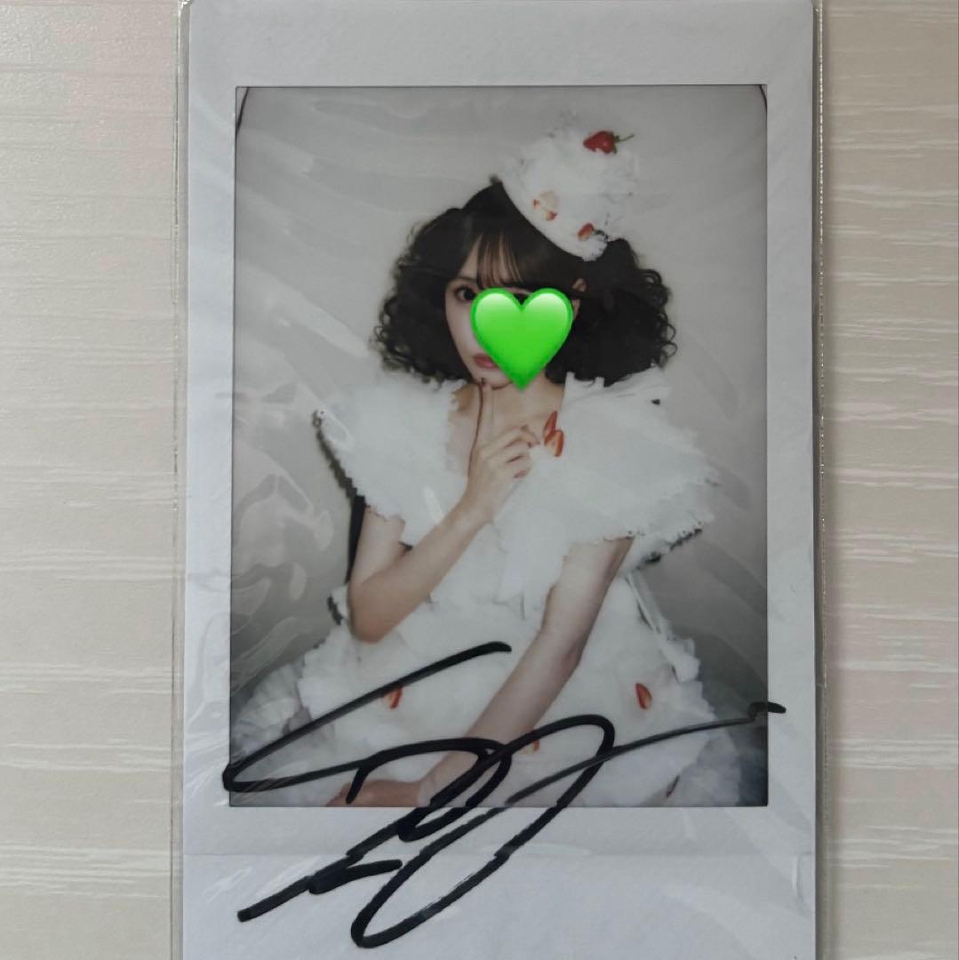 櫻井優衣　生誕　ラッフル　サイン入りチェキ