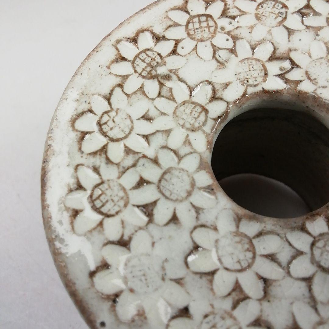 Ｔ８９８　蓋置　『唐津　三島蓋置』『十三代　中里太郎右衛門』　共箱　茶道具