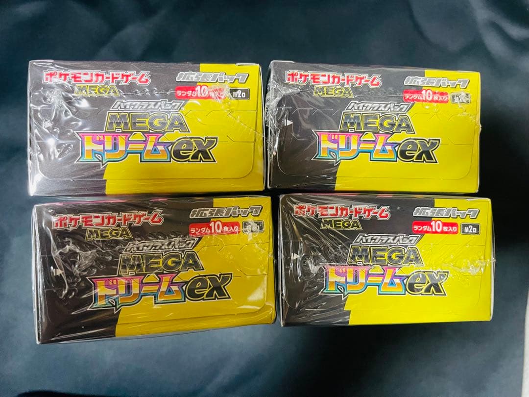 ポケモンカードゲーム シュリンク付き MEGAドリームex 4BOX