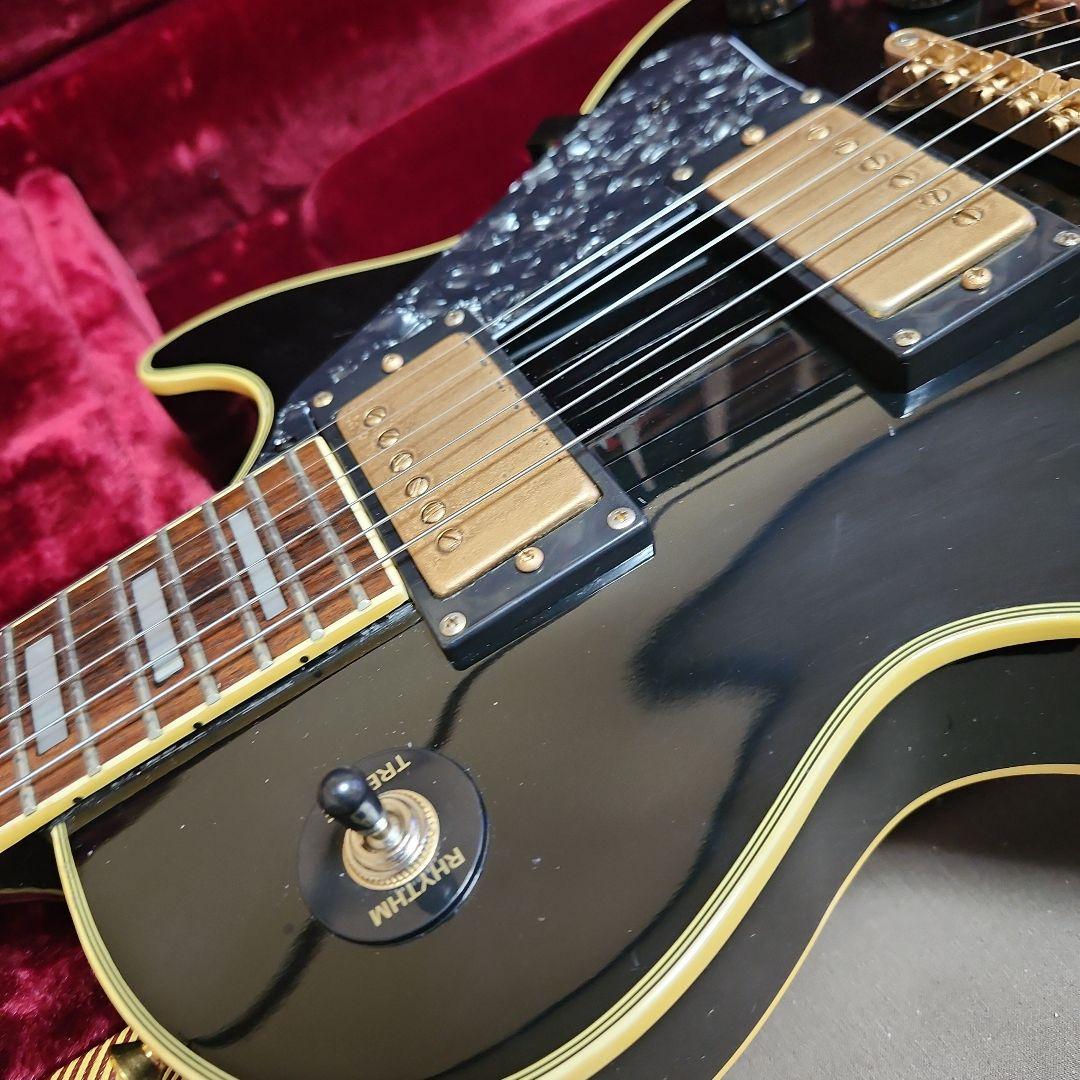 ギター epiphone by Gibson les paul custum ebony