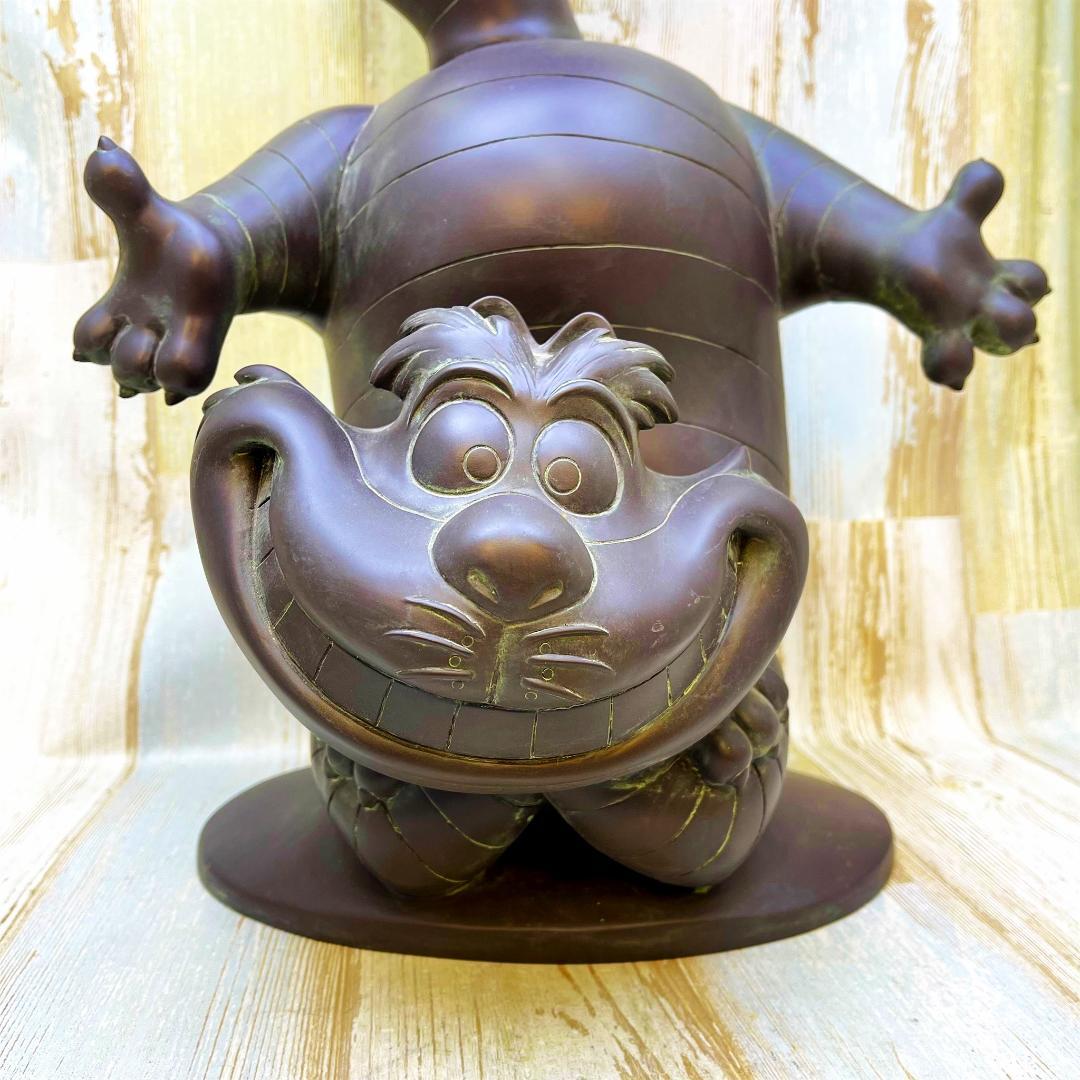 不思議の国のアリス ブロンズ像風 不思議の国のアリス チェシャ猫 フィギュア