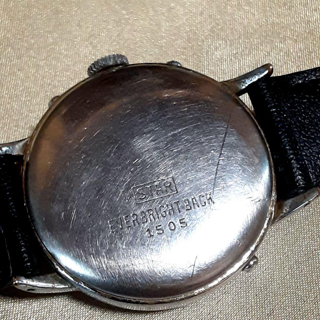 シチズン　国産初トリプルカレンダー 1950年代　手巻きメンズ腕時計　稼働品