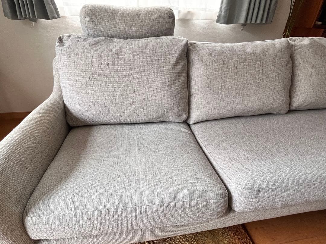 【美品】大塚家具　組み替え可能　カウチソファ　ＣＡＳ-Ｄ　ヘッドレスト付