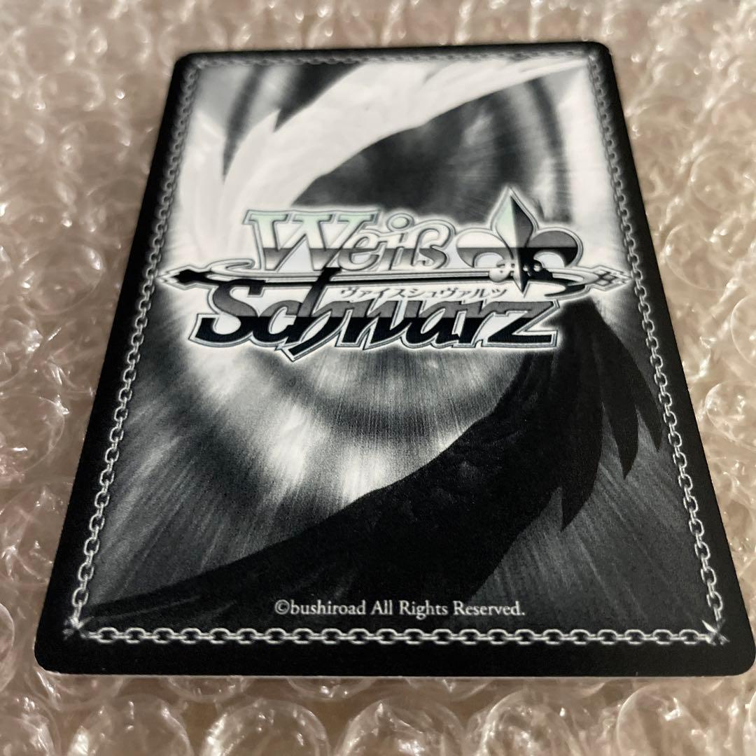 ヴァイスシュバルツ　真剣な面持ち 戦場ヶ原ひたぎ　SP　サイン