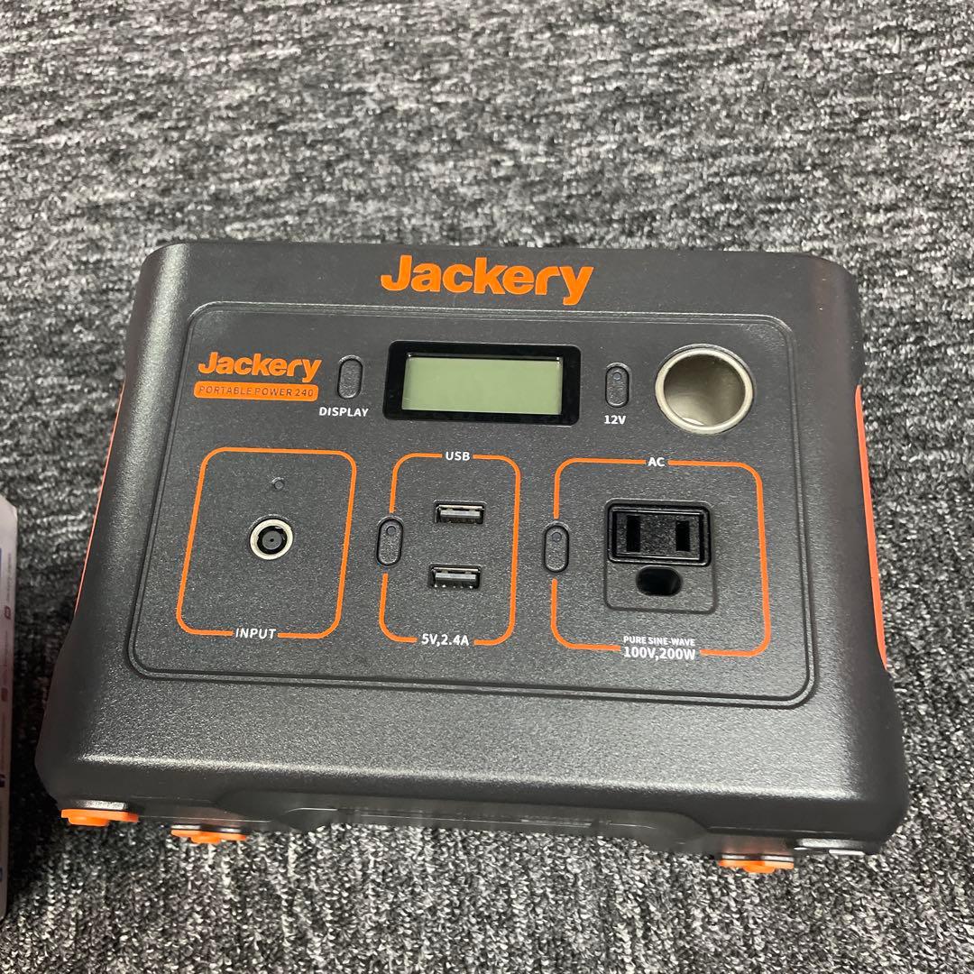 Jackery ポータブル電源 240 キャンプ.アウトドア.防災