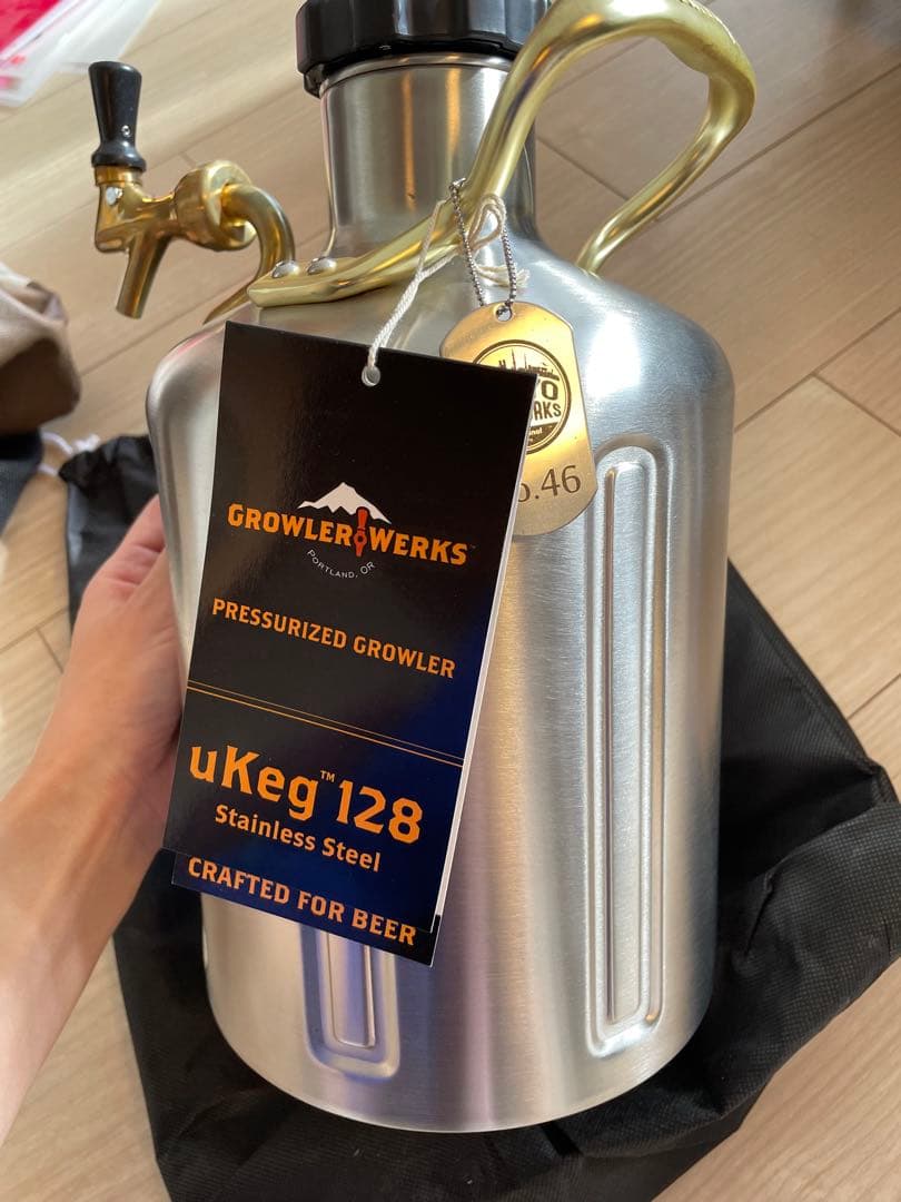 新品未使用品⭐︎ uKeg 128 ステンレス製グロウラー