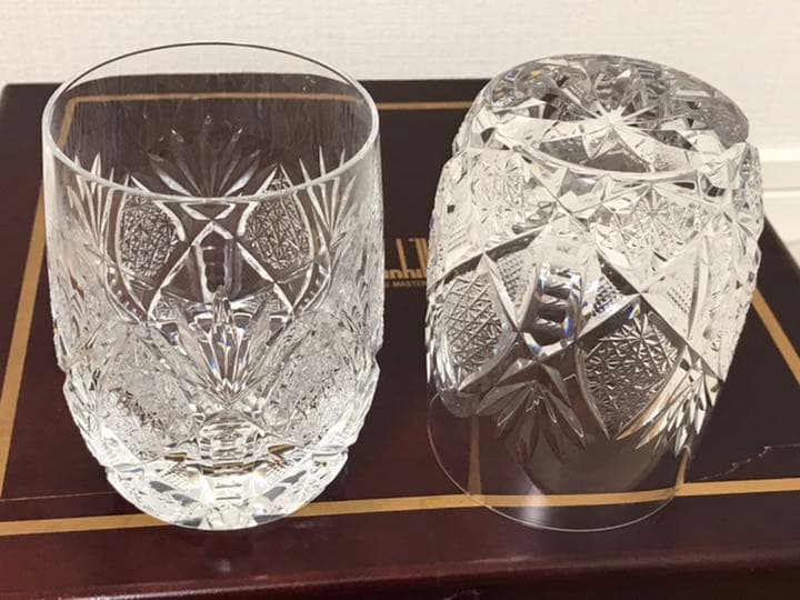 ダンヒルDUNHILL「クリスタルデキャンタ&ペアグラス」特製Gift Box