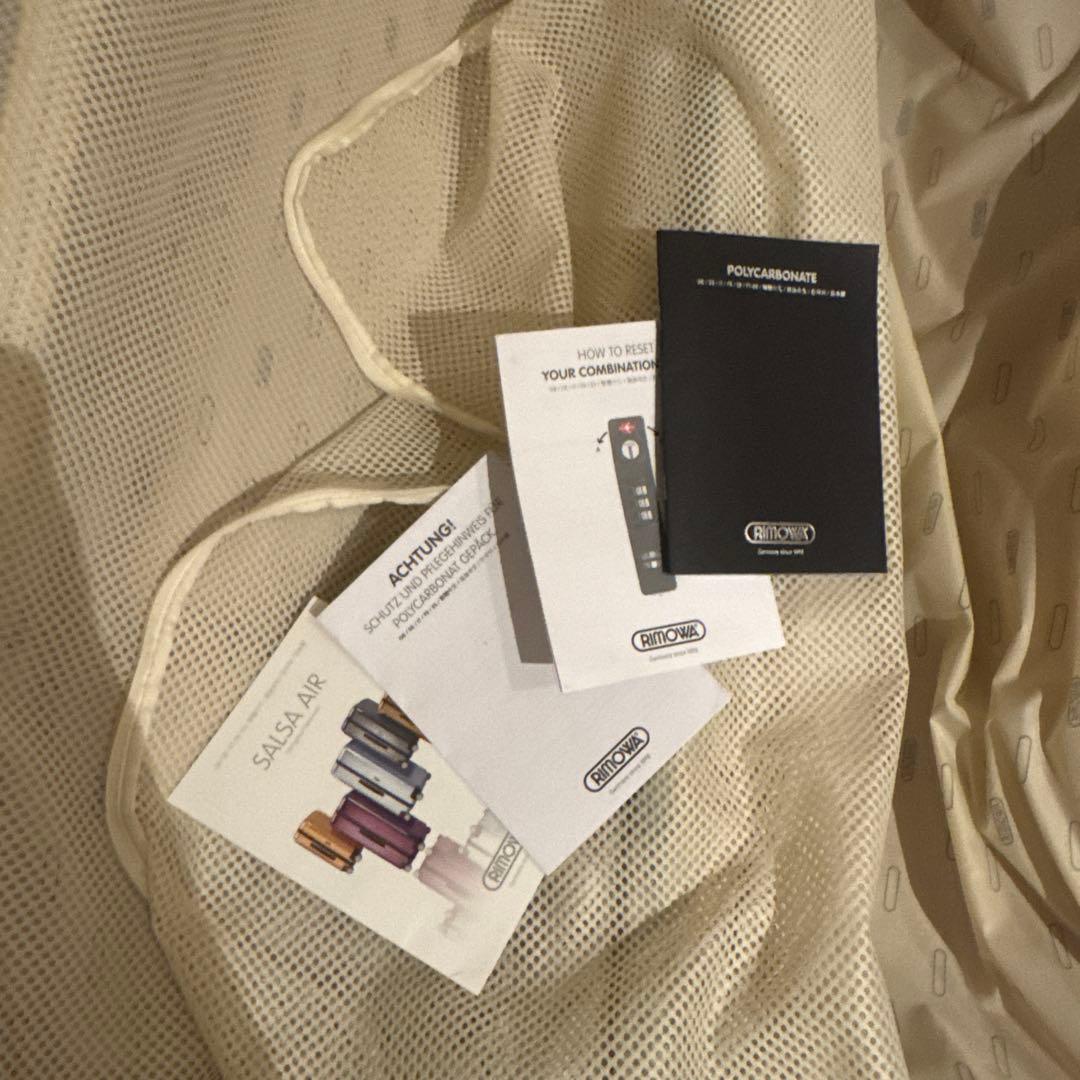 美品！RIMOWAリモワ サルサエアー　キャリーバッグ 4輪 ポリカー