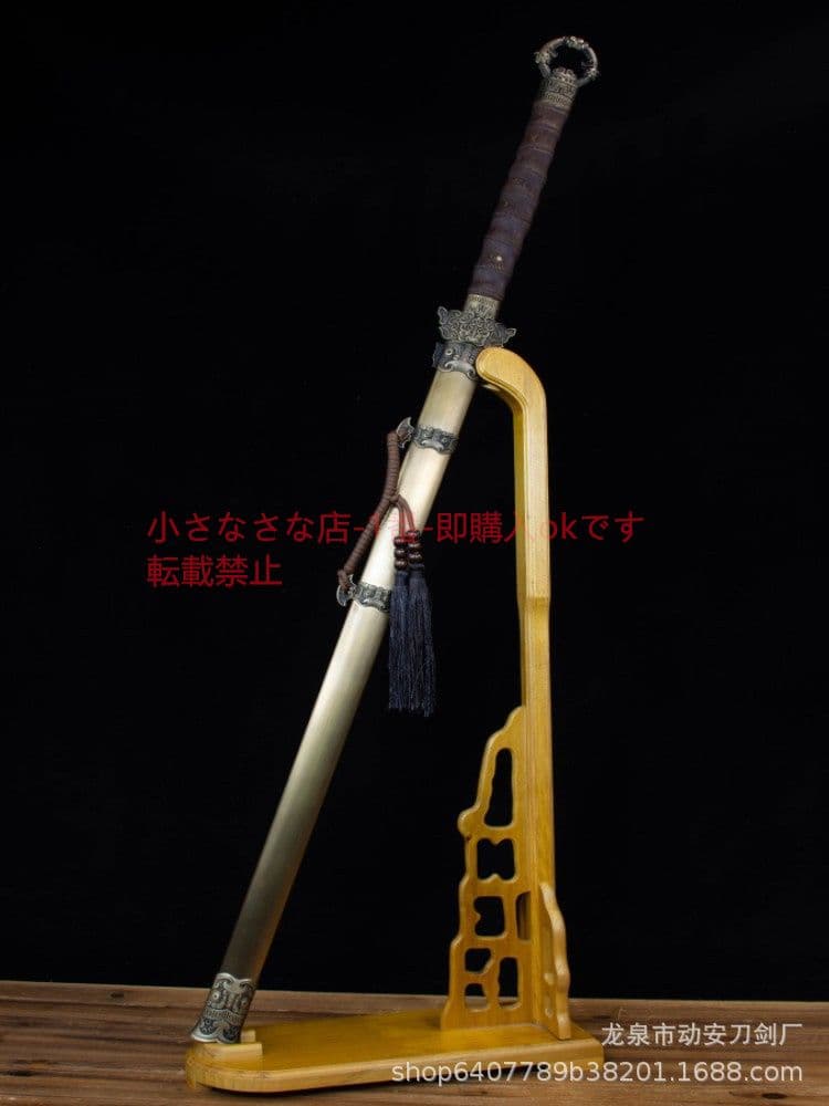 リング頭唐横刀を刻む 武具 刀装具 日本刀 唐剣  模造刀·模擬刀  居合刀