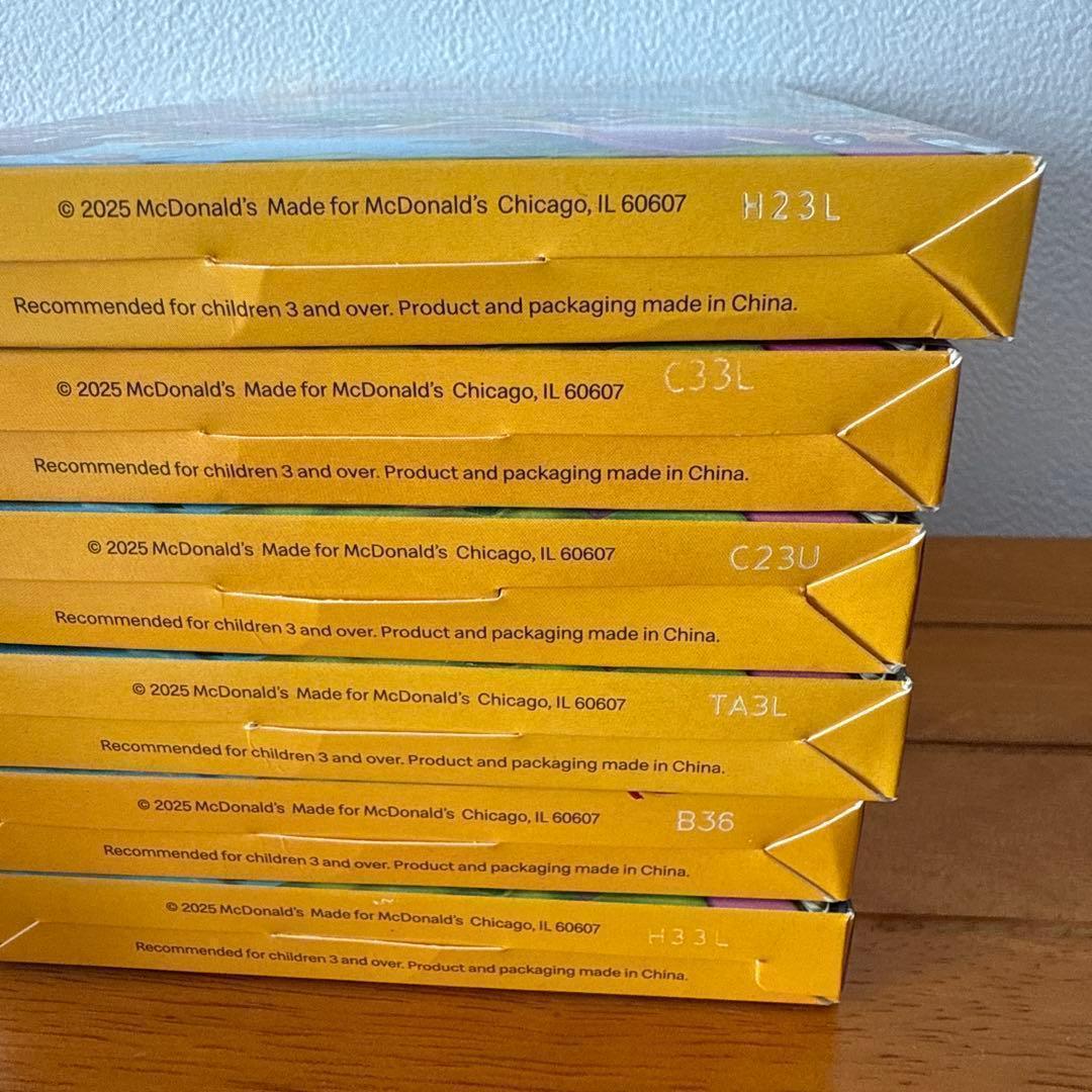 マクドナルド アメリカ ハッピーミール 缶 ステッカー コンプリートセット