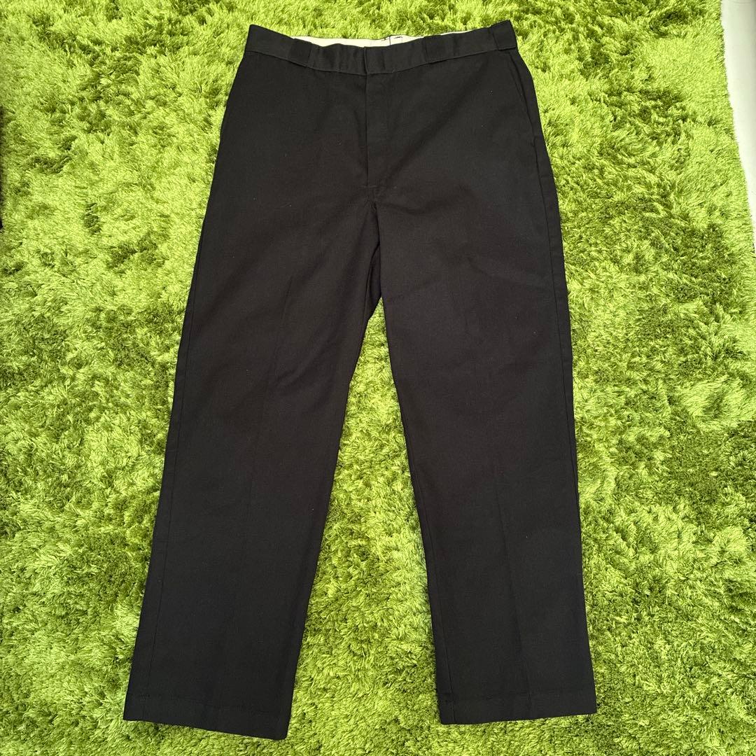 ディッキーズ　90s　黒　USA製　実寸36×30