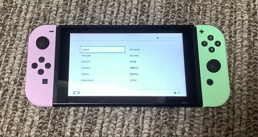 Nintendo Switch本体 フルセット マイクロSD128G カード付き