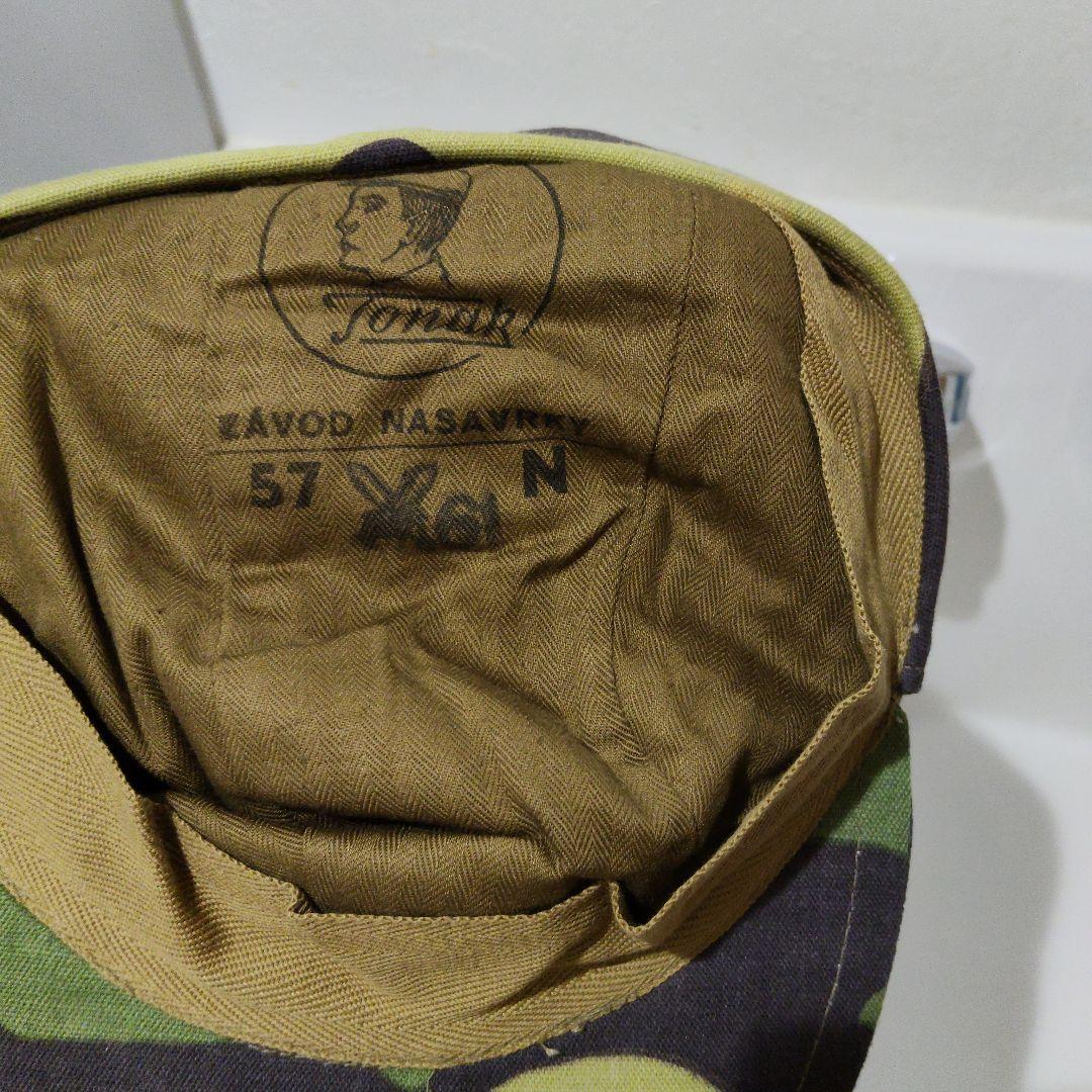 60s チェコスロバキア軍　サラマンダーカモ　キャップ