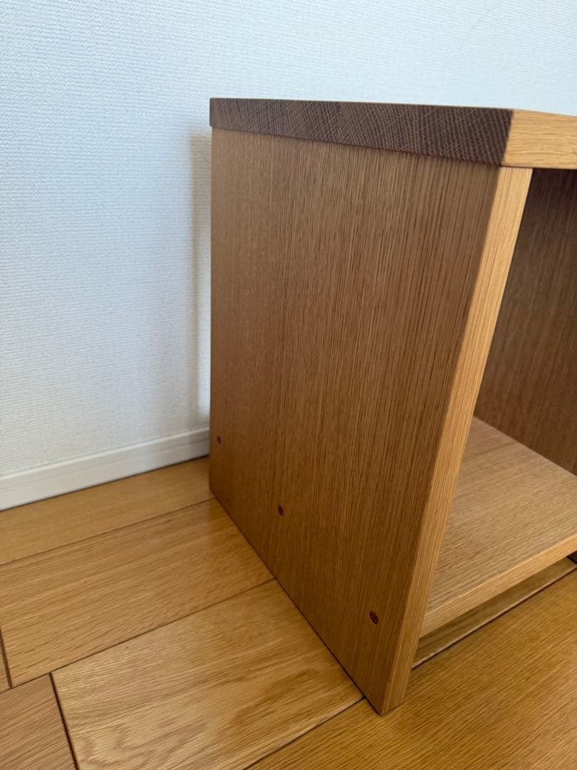 【Masterwal】オーク仕上げ サイドテーブル　マスターウォール