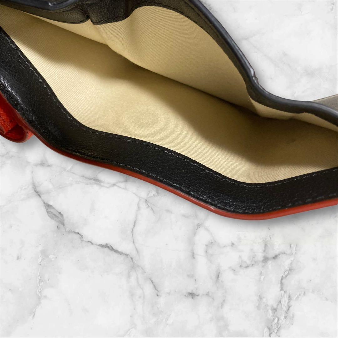 MARNIマルニ★三つ折りミニ財布トリフォールドウォレット★インディアンオレンジ