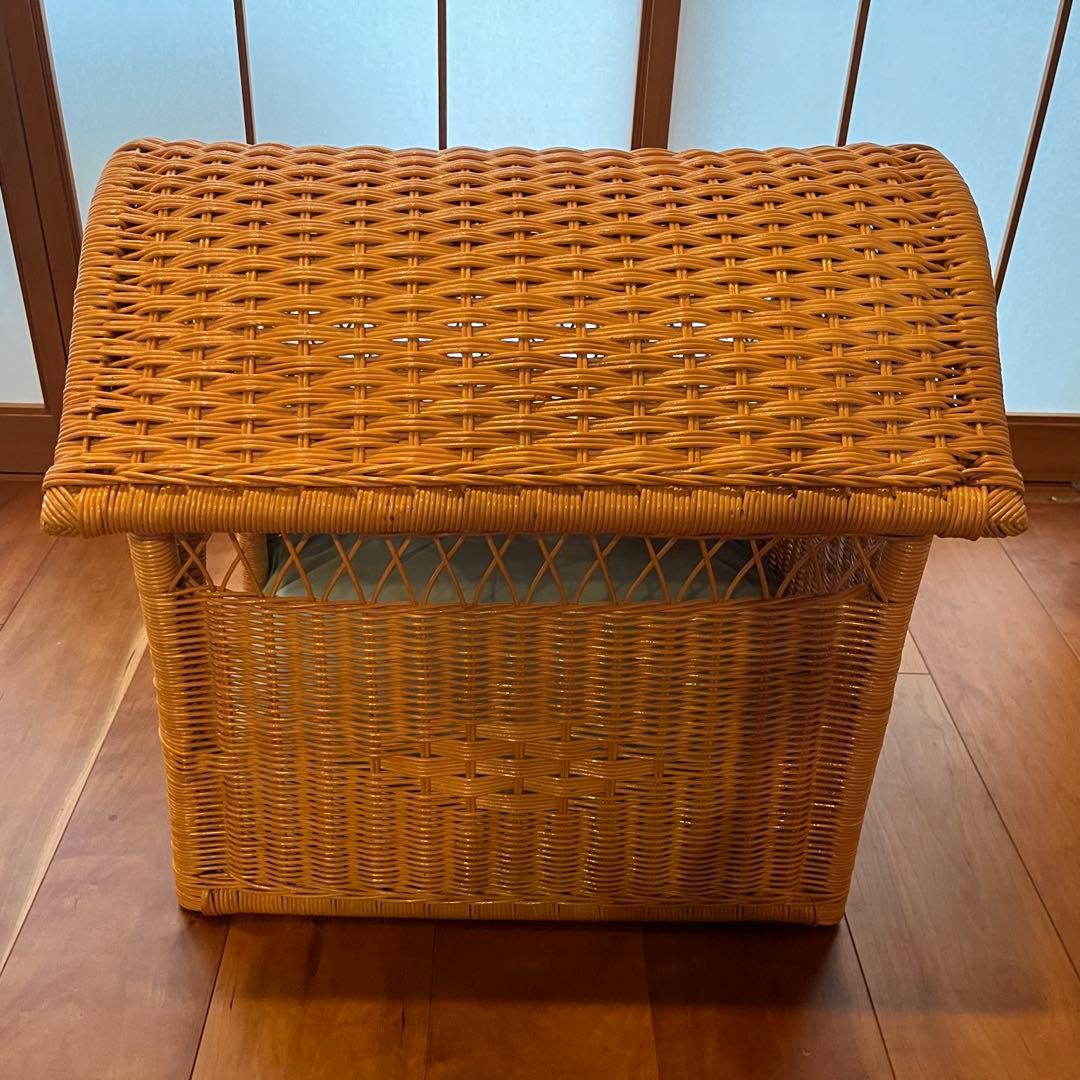 ラタン製　家型ペットハウス　犬小屋　今枝商店