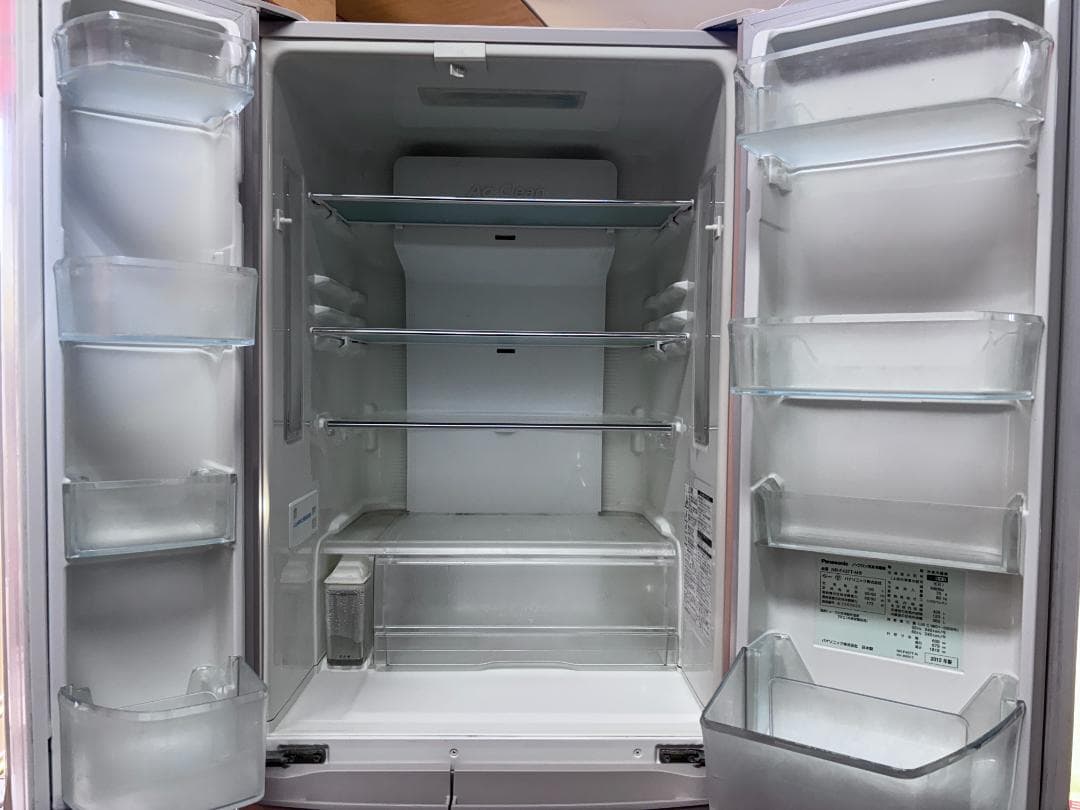 【中古】Panasonic NR-F437T-N 冷蔵庫 426L 6ドア