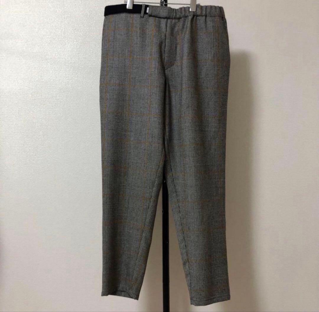 試着のみ セットアップ グラフペーパー チェック ウールシャツ コックパンツ