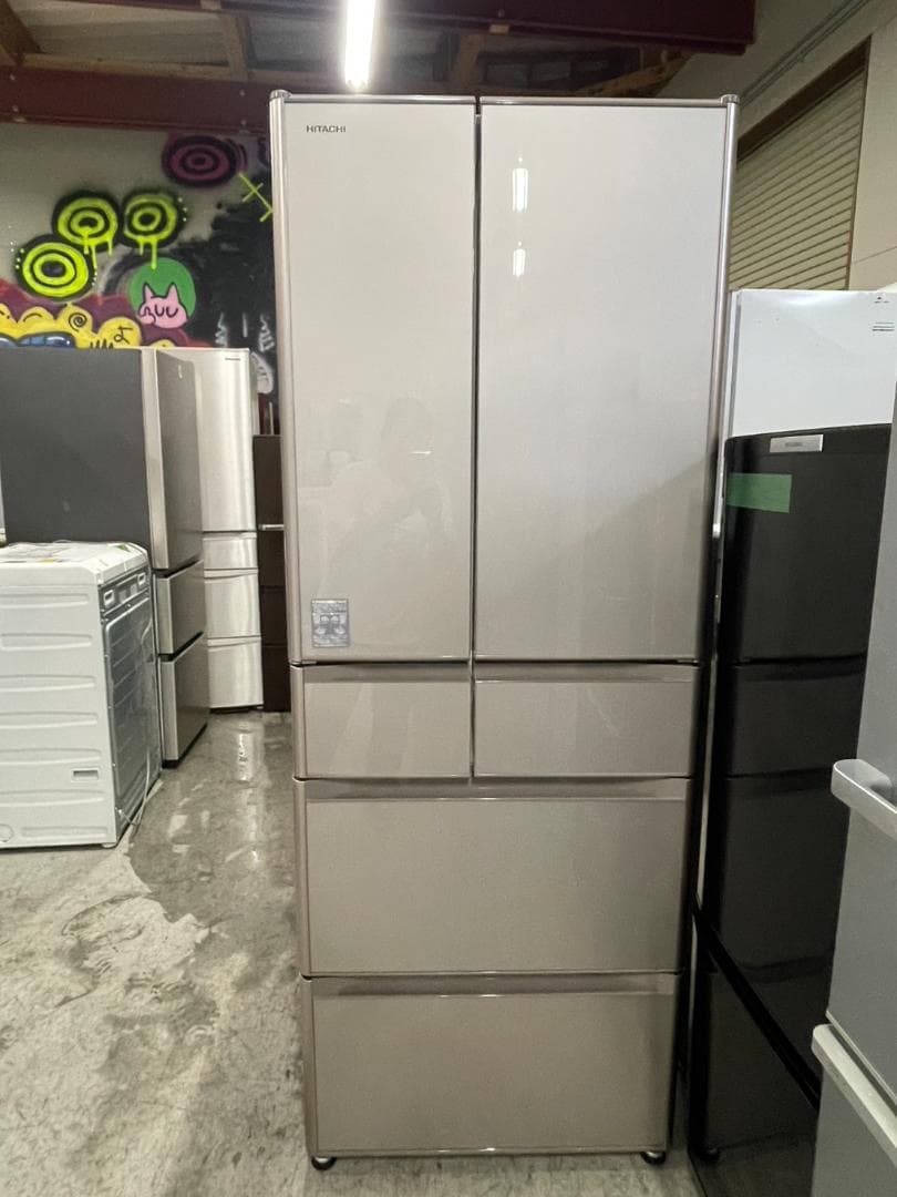 HITACHI 日立 R-XG4800H 大型冷蔵庫 2018年モデル★
