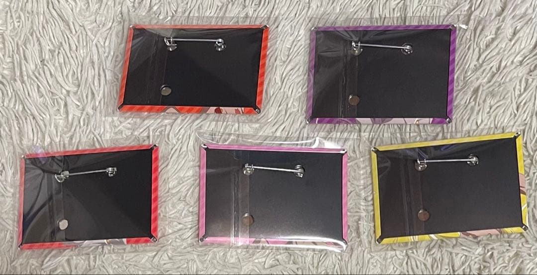 バンドリ！　BanG Dream! ウィーク！　スクエア缶バッジ　5個セット