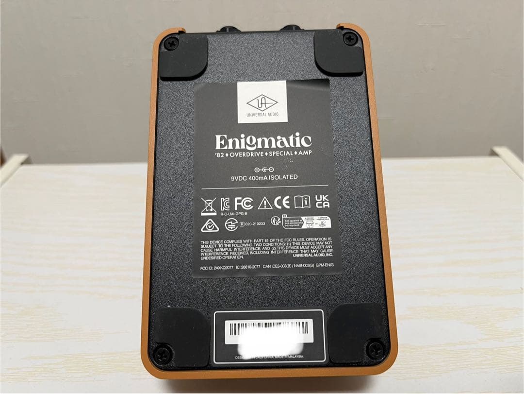 Enigmatic 192 Overdrive SpecialAmp【UAFX】