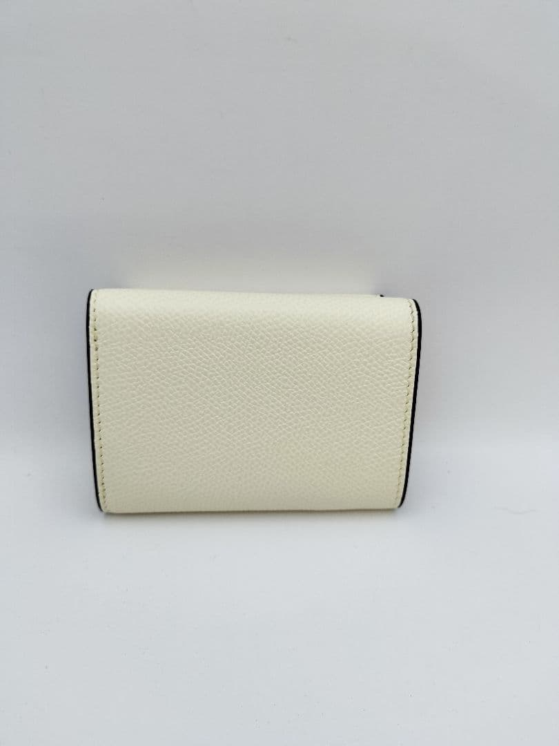 MY Valextra ホワイト 三つ折り財布