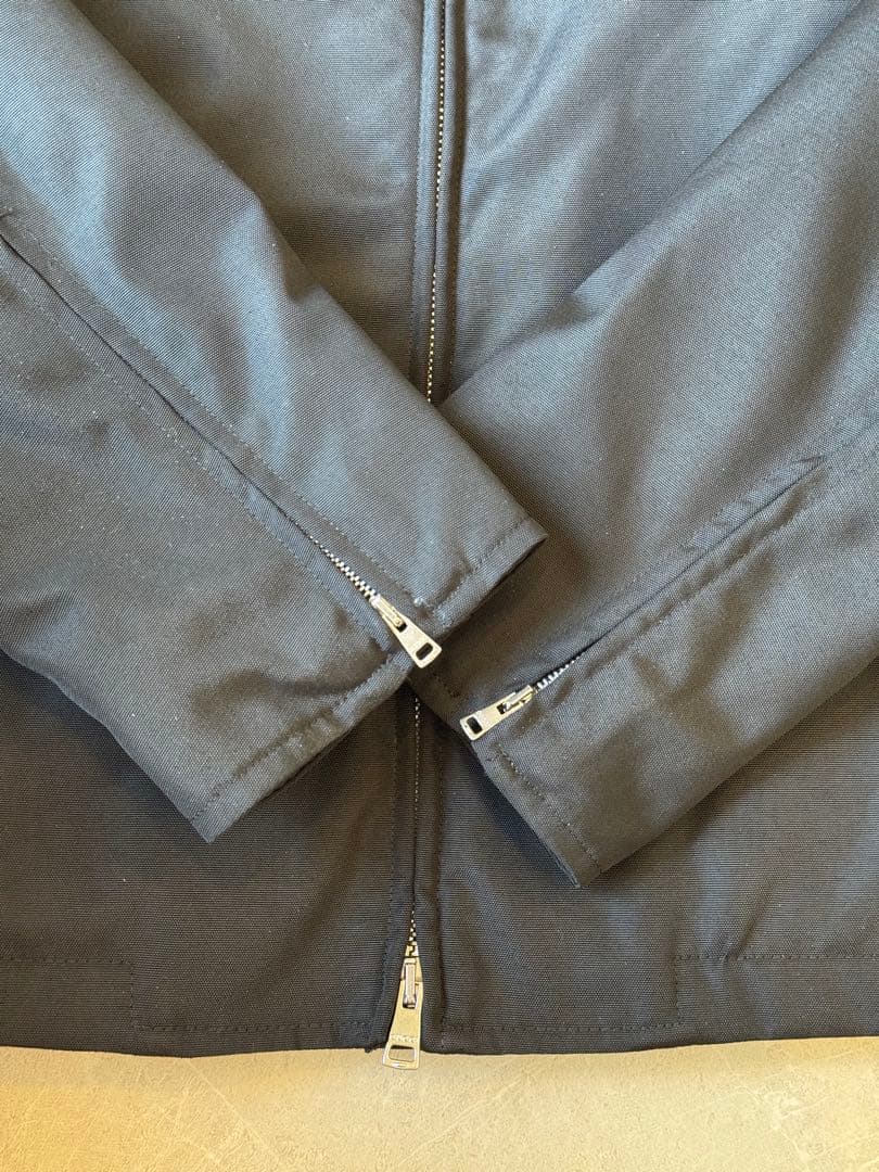 お値下げしました！グッチ レザーパッチ ジャケット ブラック 牛革 イタリア製