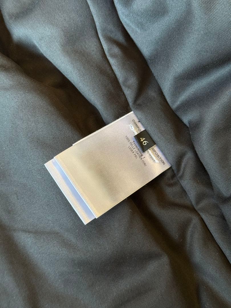 お値下げしました！グッチ レザーパッチ ジャケット ブラック 牛革 イタリア製