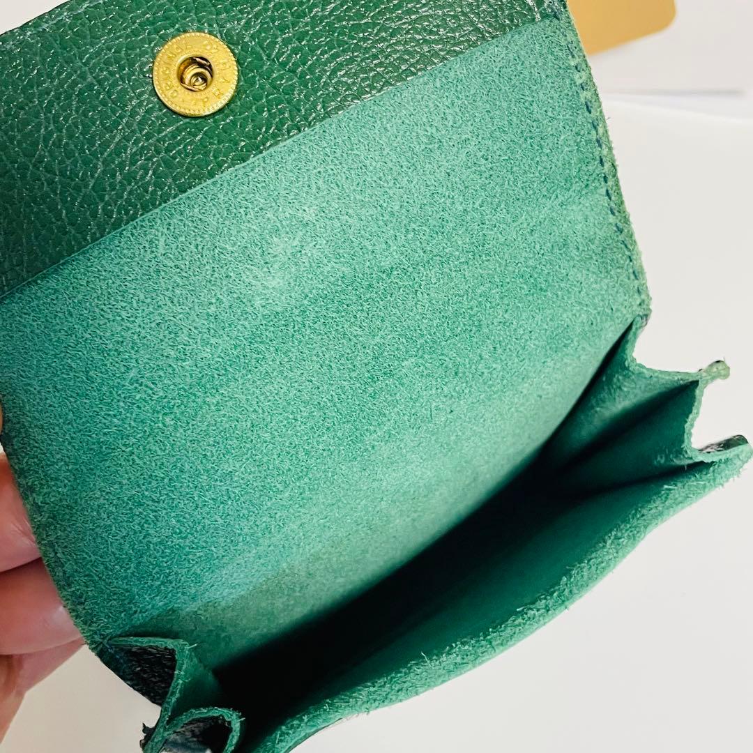 IL BISONTE グリーン 二つ折り財布