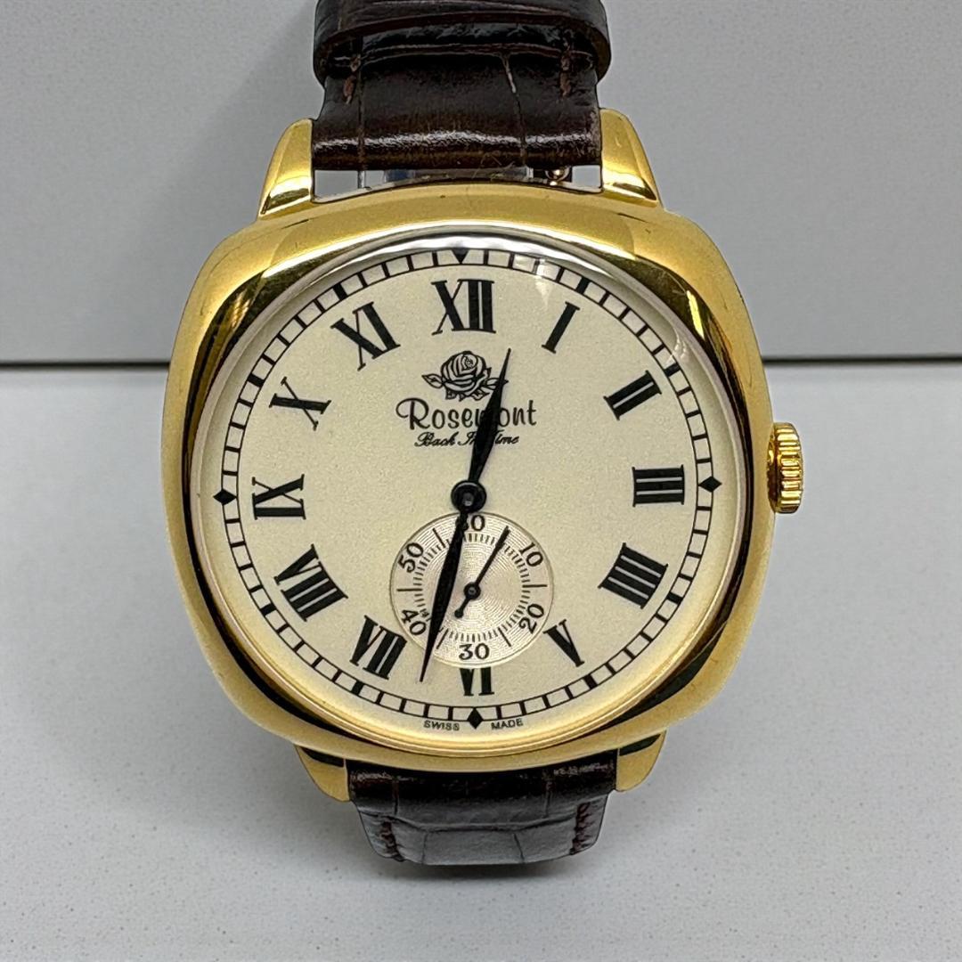 【極美品・電池交換済】ロゼモン ROSEMONT B-901　スイス製　腕時計