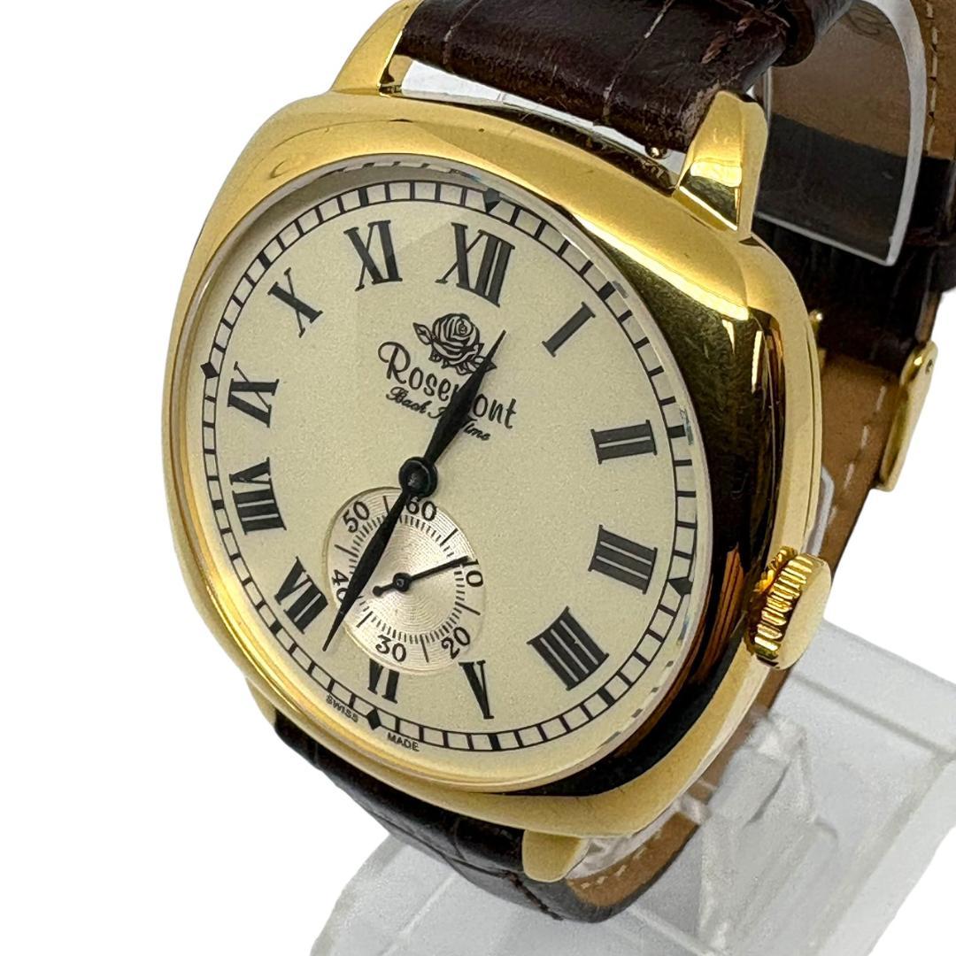 【極美品・電池交換済】ロゼモン ROSEMONT B-901　スイス製　腕時計