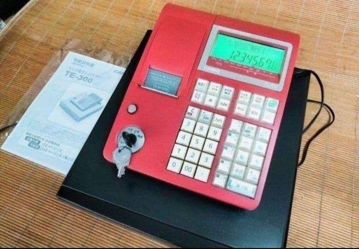 カシオレジスター　TE-300　フル設定無料　 送料無料人気機種　454444