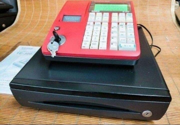 カシオレジスター　TE-300　フル設定無料　 送料無料人気機種　454444