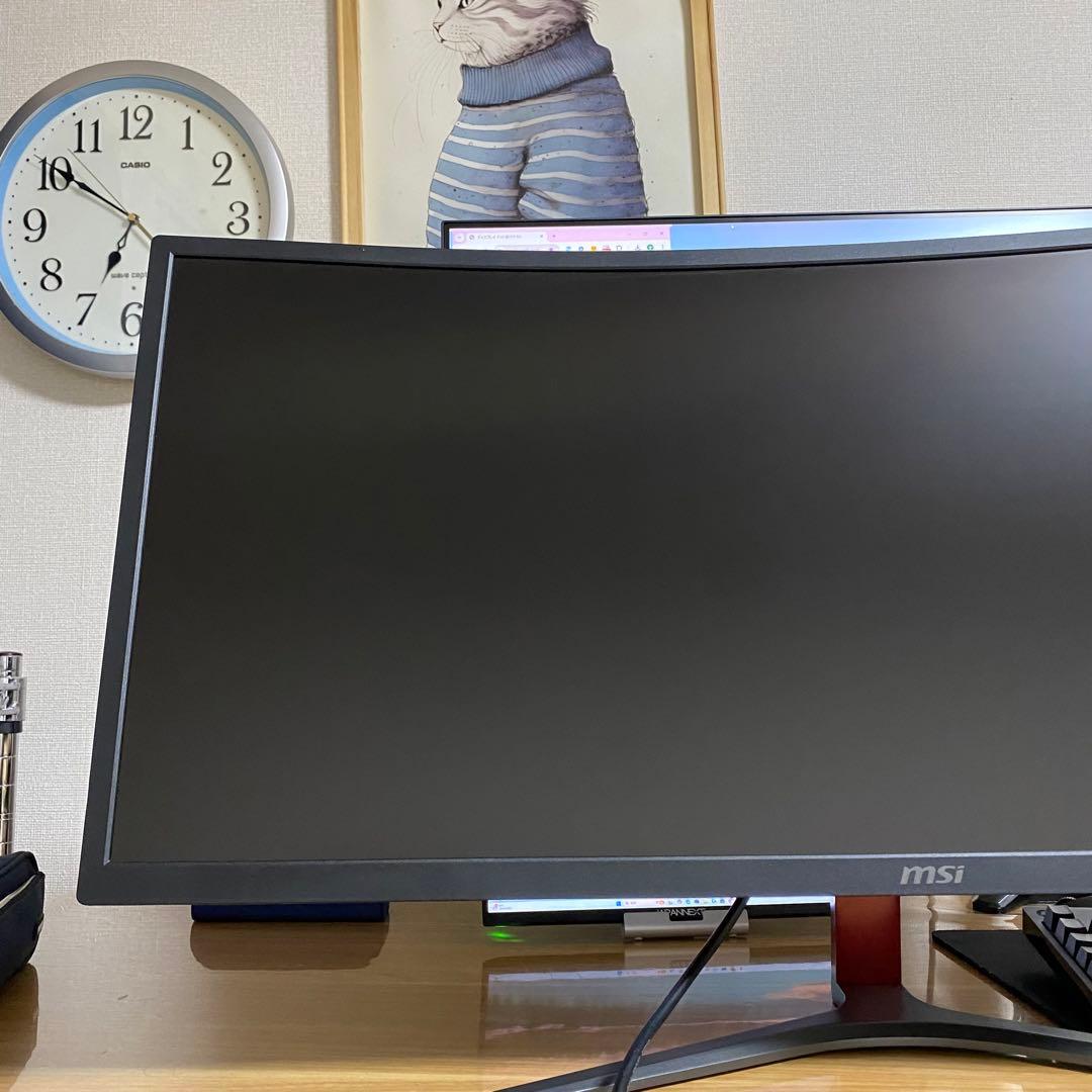 MSI 曲面ワイドゲーミングモニター Optix MAG341CQ 美品