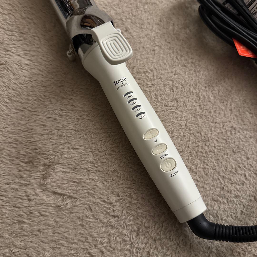 クレイツRepit M40 カールヘアアイロン ホワイト