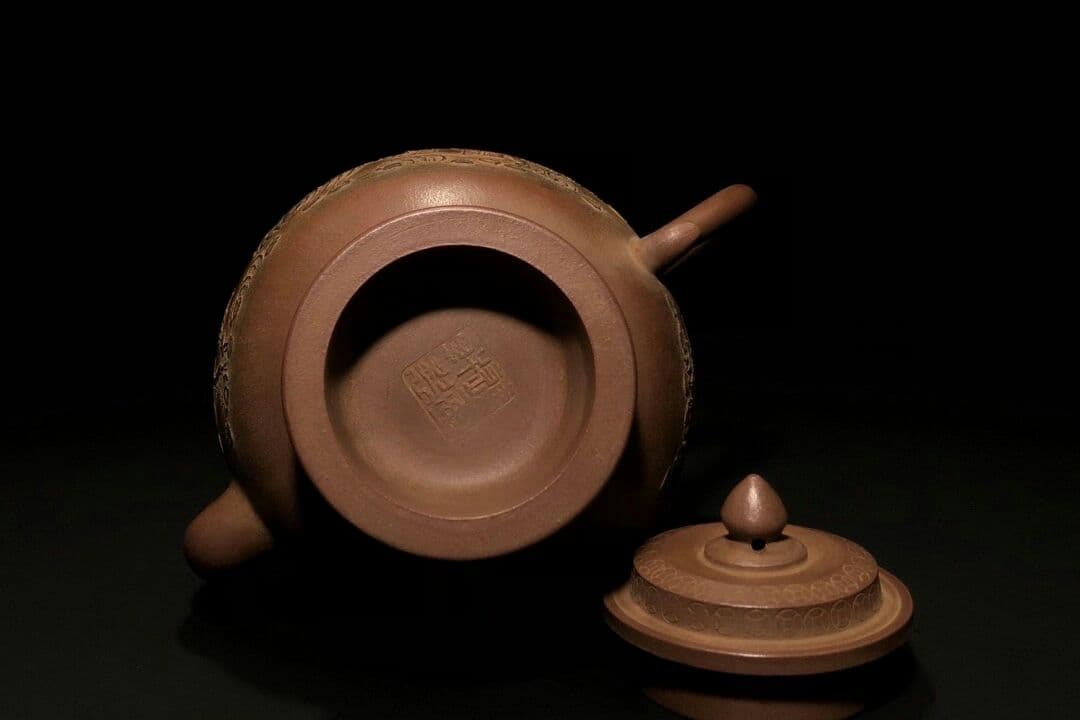 鉄画軒  清代 紫泥急須 梅之図  紫砂壷 茶壷 古玩 茶道具 煎茶道具