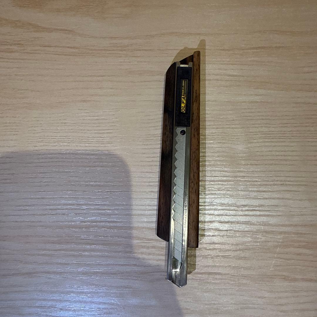 工房楔　カッター　黒柿孔雀杢