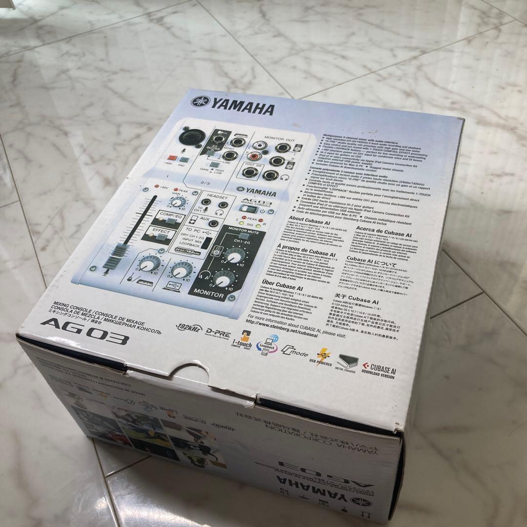 【美品】YAMAHAミキシングコンソールAG03配信　ミキサー