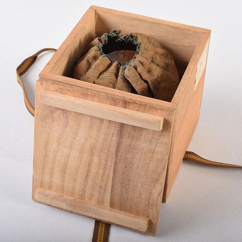 茶道具　瀬戸焼　茶入　仕覆・時代箱付　M　R8633