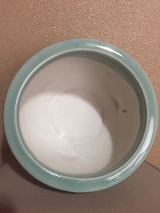 884.未使用☆大型香炉☆青磁