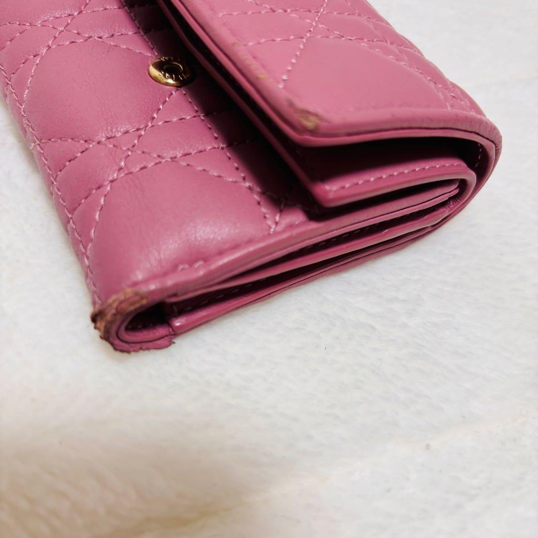 ディオール　Lady Dior Lotus ウォレット