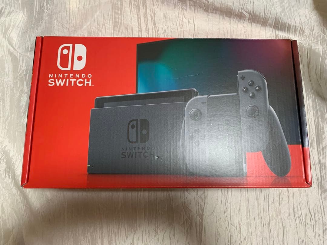 【美品】NintendoSwitchグレー キャリングケース付き