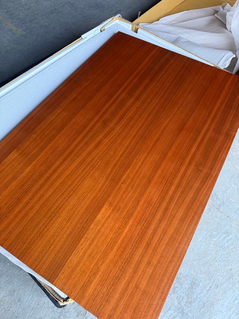 未使用訳あり　３段階伸長式　こたつ　120ｘ80cm ウォールナットブラウン