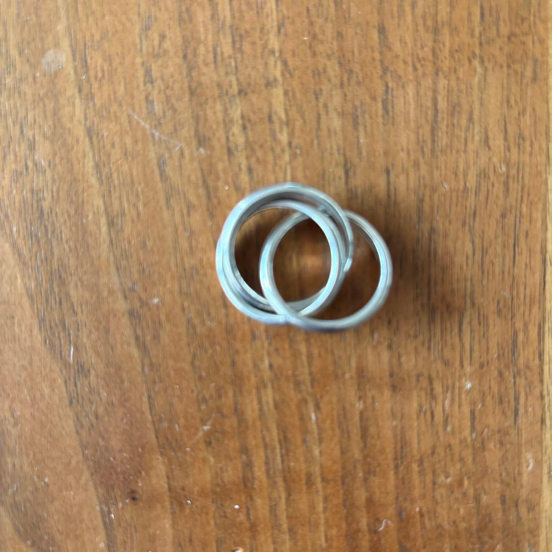 専用　ティファニー TIFFANY トリニティ リング 3連