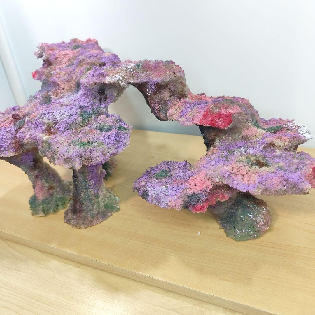 ❖新品アク抜き不要 人工ライブロック 60cm海水水槽用 レプリカ 多孔質安い7